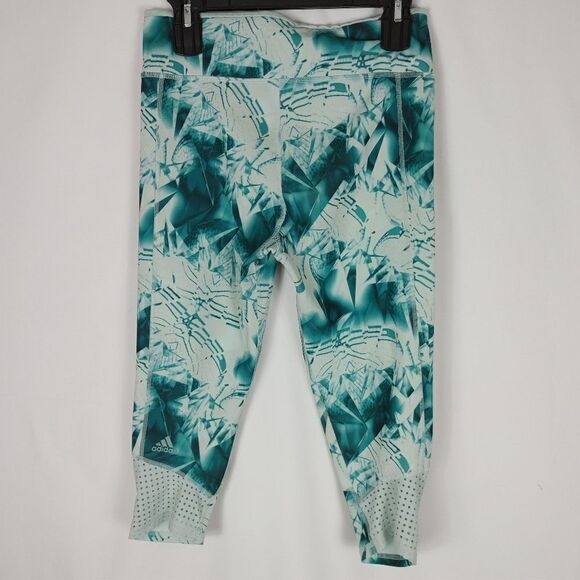 Adidas Supernova Climate 3/4 Capri Cropped Active Leggings Women's Size Small.W - Picture 4 of 10